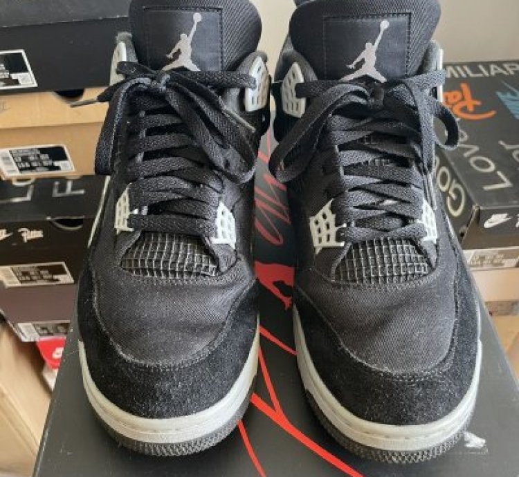 Nike Air Jordan 4 Retro Se Black Canvas