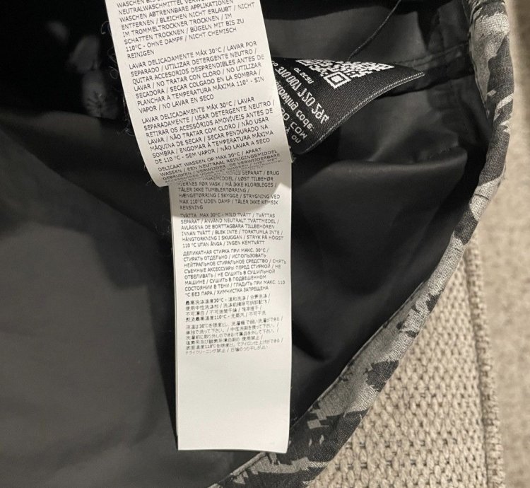 Drop Pocket Anorak discharge Cotton