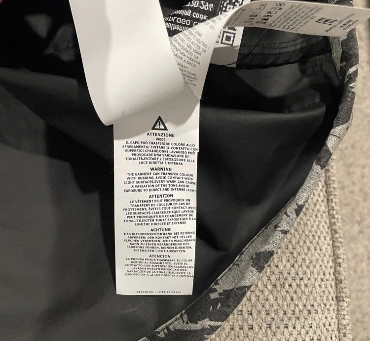 Drop Pocket Anorak discharge Cotton