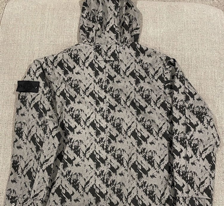 Drop Pocket Anorak discharge Cotton