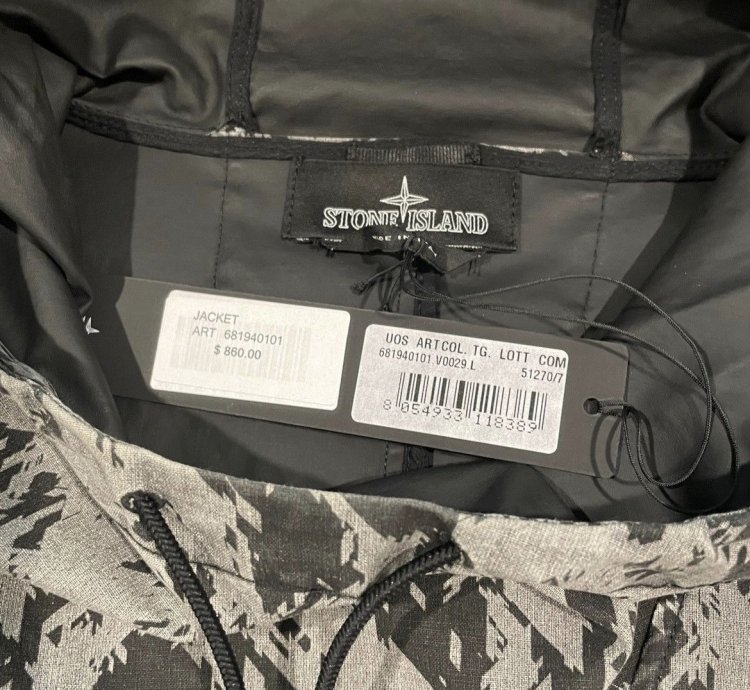 Drop Pocket Anorak discharge Cotton