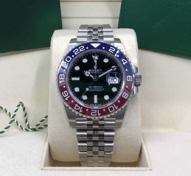 Rolex Gmt-master Ii Pepsi Jubilee Stainless Steel 2022 Full Set