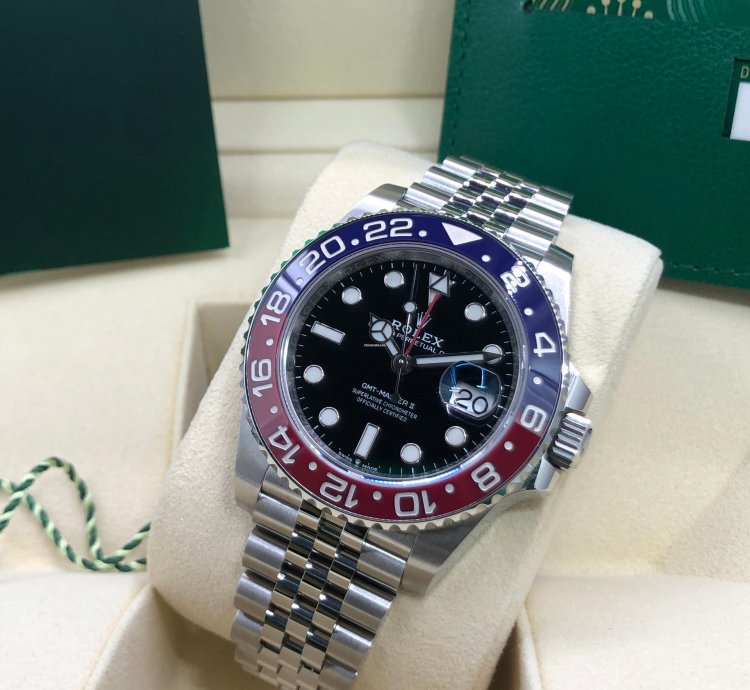 Rolex Gmt-master Ii Pepsi Jubilee Stainless Steel 2022 Full Set