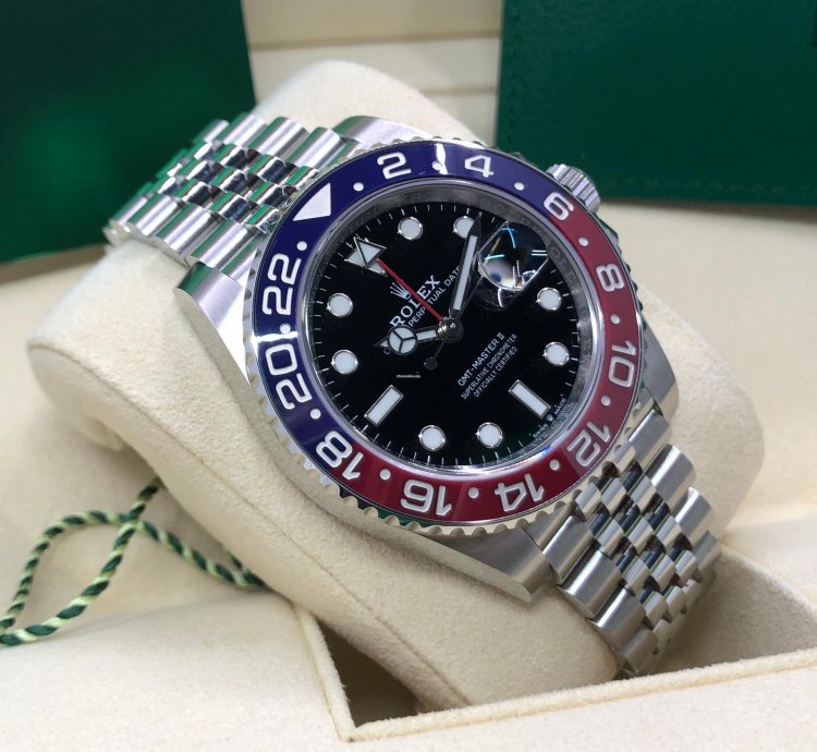 Rolex Gmt-master Ii Pepsi Jubilee Stainless Steel 2022 Full Set