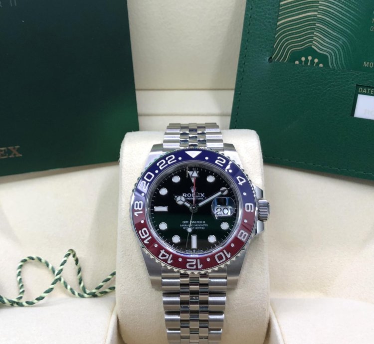 Rolex Gmt-master Ii Pepsi Jubilee Stainless Steel 2022 Full Set