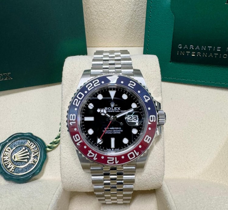 Rolex Gmt-master Ii Pepsi Jubilee Stainless Steel 2023 Full Set