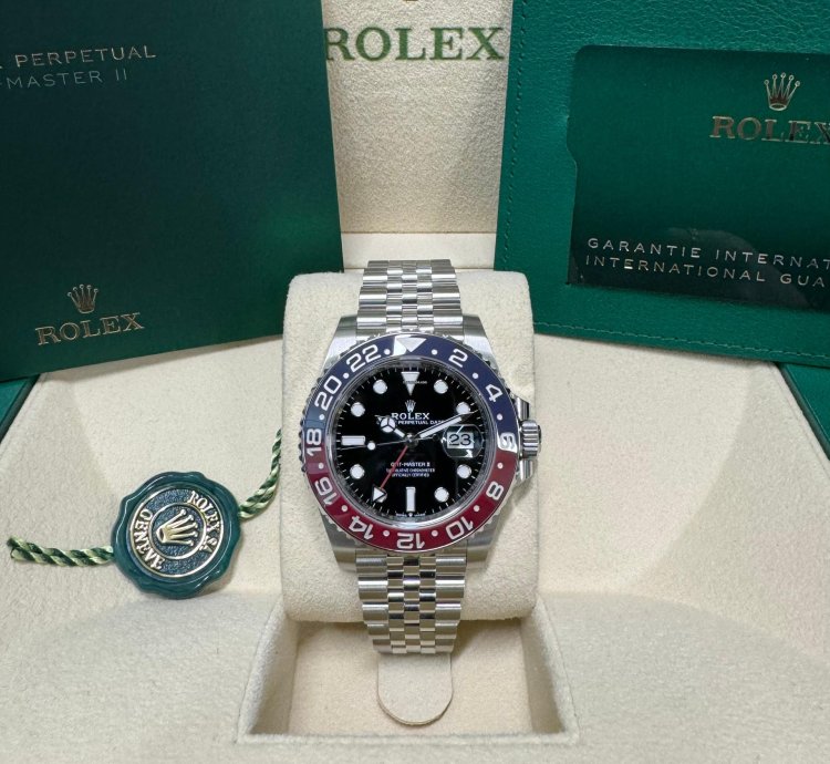 Rolex Gmt-master Ii Pepsi Jubilee Stainless Steel 2023 Full Set