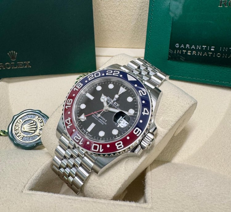Rolex Gmt-master Ii Pepsi Jubilee Stainless Steel 2023 Full Set