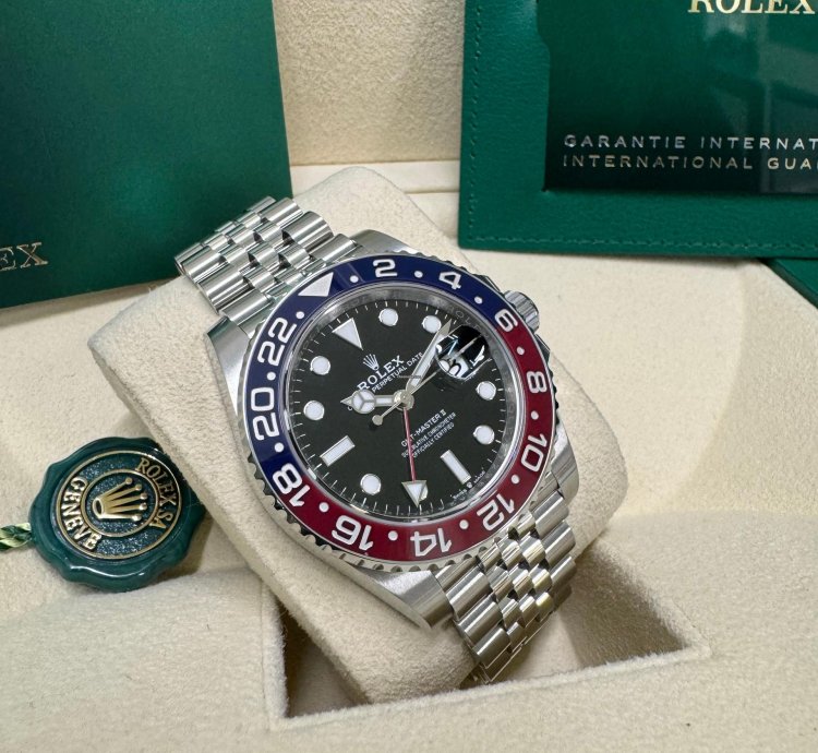 Rolex Gmt-master Ii Pepsi Jubilee Stainless Steel 2023 Full Set