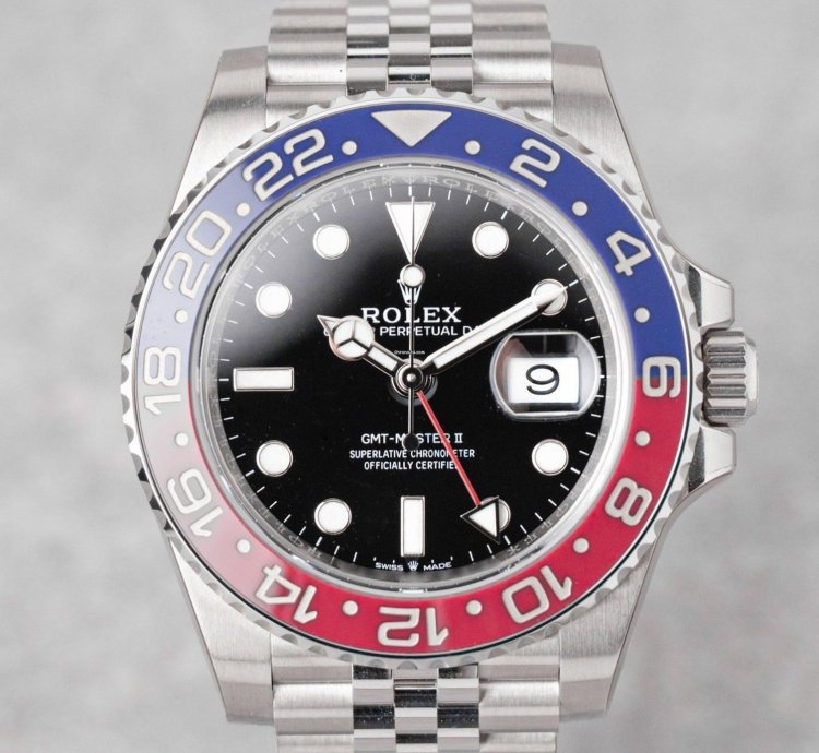 Rolex Gmt-master Ii Pepsi Mk1 2018 New Full Set Full Stickers 126710blro