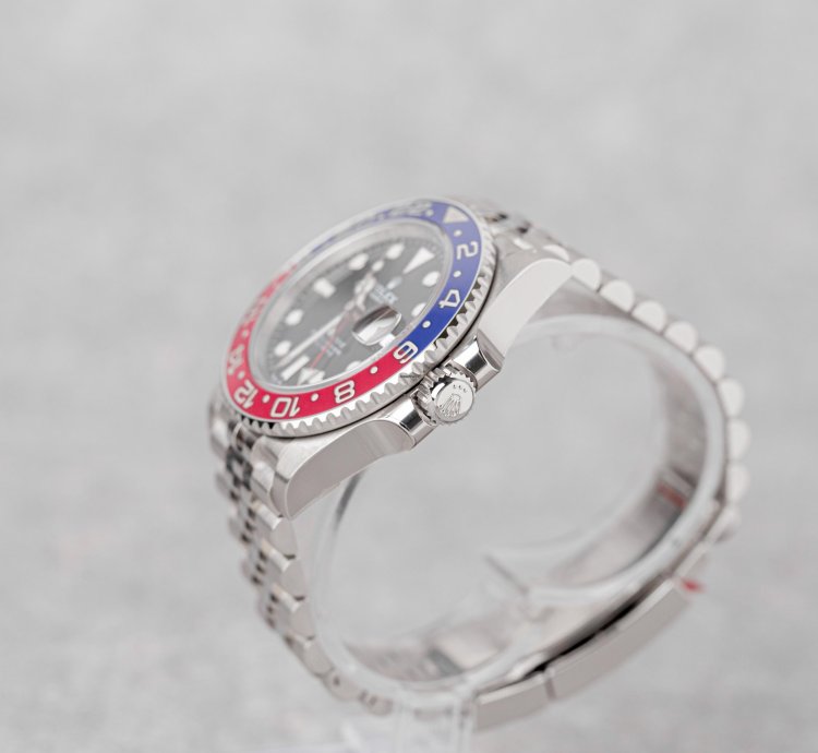 Rolex Gmt-master Ii Pepsi Mk1 2018 New Full Set Full Stickers 126710blro