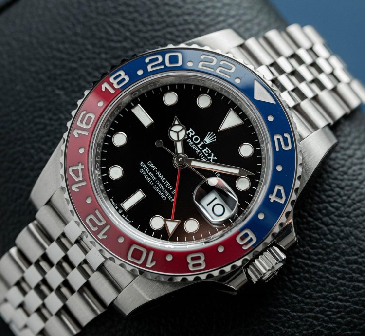 Rolex Gmt-master Ii Pepsi Mk1 2018 New Full Set Full Stickers 126710blro