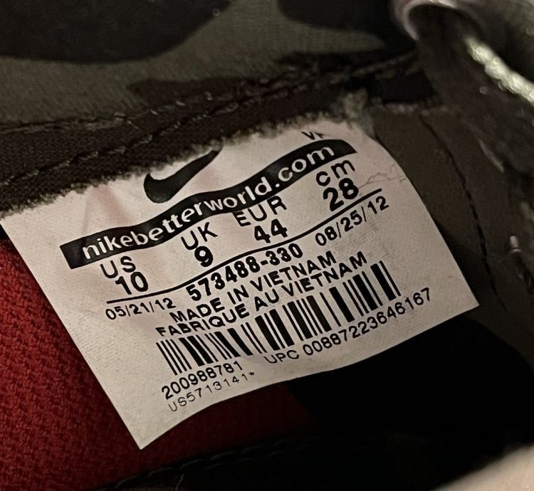 Nike Air Force 1 Camo Canvas 2012