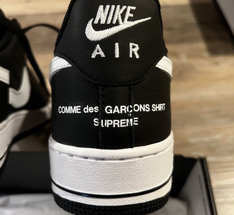 Nike Air Force 1 Low Supreme Comme Des Garcons Split 1 Cdg