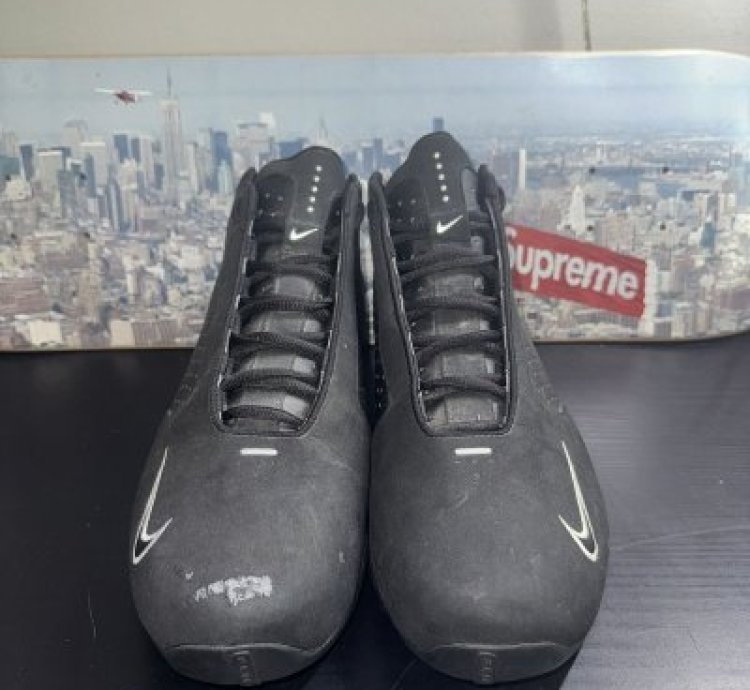 2003 Vintage Nike Zoom Flight Black Blackout Men Size 11