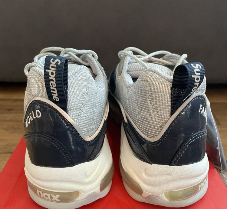 Nike Air Max 98 Supreme Obsidian Navy Patent Leather 1 97 95