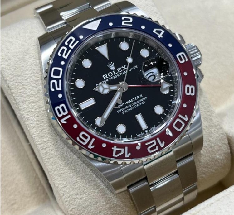 Rolex Gmt-master Ii Pepsi Oyster Bracelet 2024 Unworn 126710blro Box And Papers