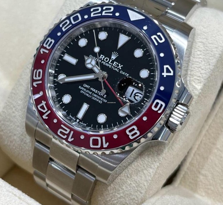 Rolex Gmt-master Ii Pepsi Oyster Bracelet 2024 Unworn 126710blro Box And Papers