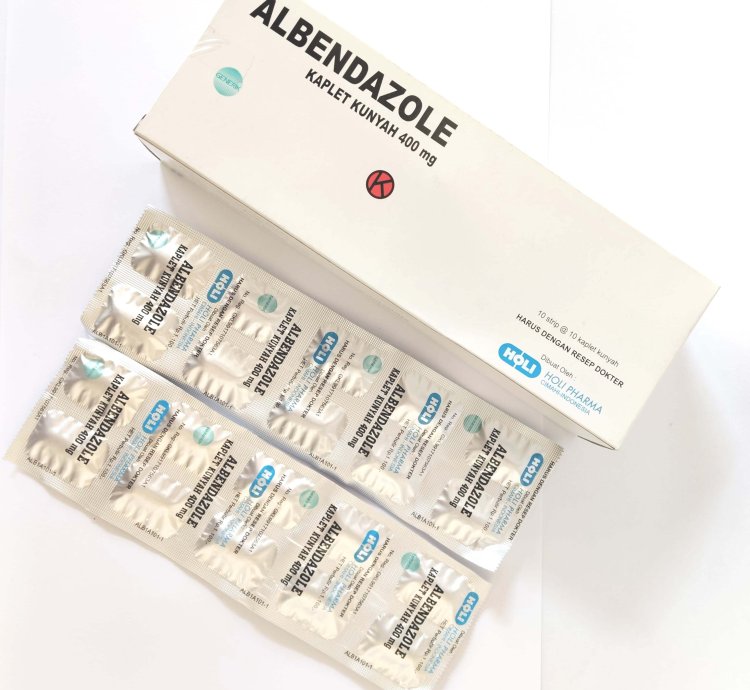 2 Box Albendazole 400mg Deworming Treatment For Parasitic Infections 100 Tabs Ship By Dhl Express