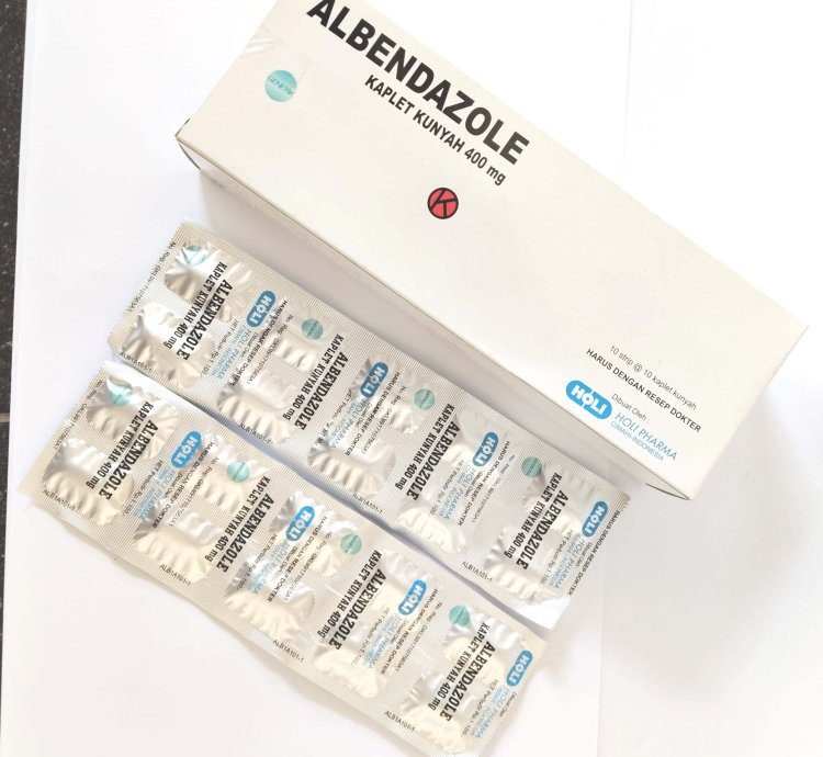 2 Box Albendazole 400mg Deworming Treatment For Parasitic Infections 100 Tabs Ship By Dhl Express