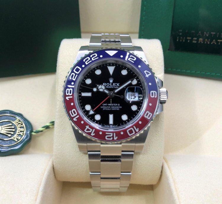 Rolex Gmt-master Ii Pepsi Oyster Stainless Steel 2022 Full Set