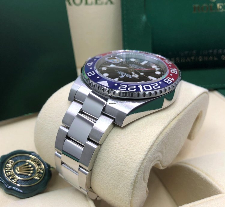 Rolex Gmt-master Ii Pepsi Oyster Stainless Steel 2022 Full Set