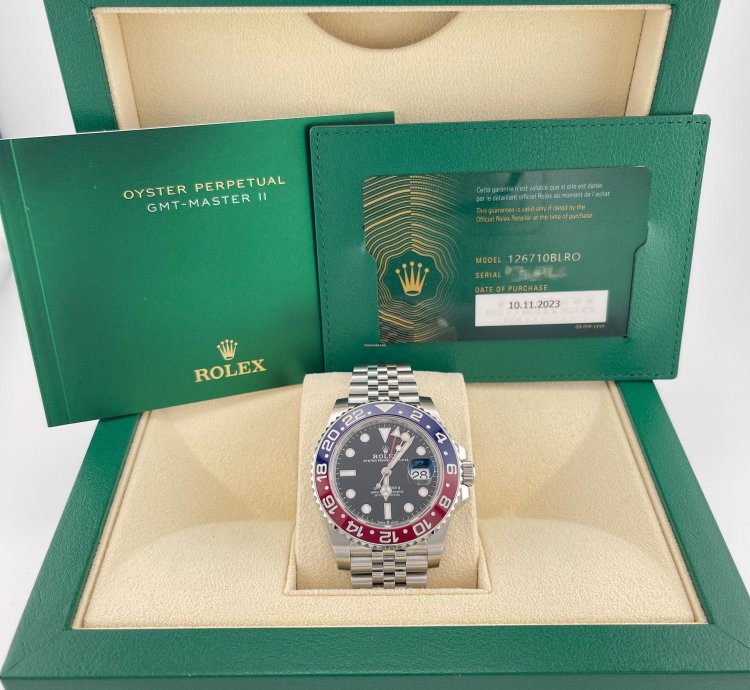 Rolex Gmt-master Ii Perfect Unworn Pepsi Jubilee Bracelet