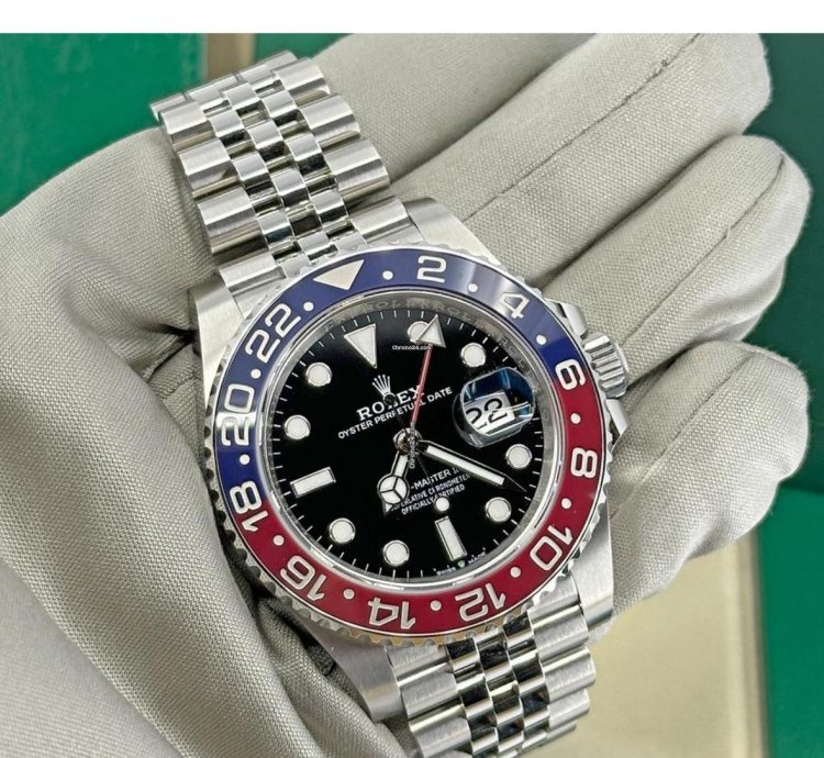 Rolex Gmt-master Ii Red And Blue Bezel