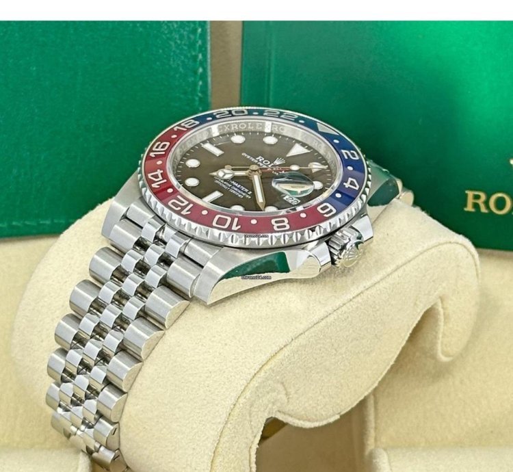 Rolex Gmt-master Ii Red And Blue Bezel