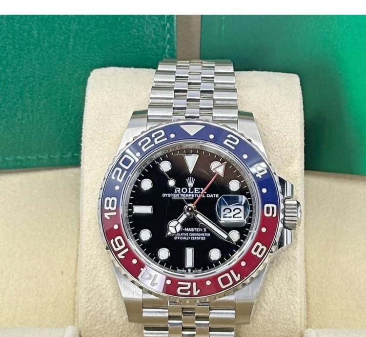 Rolex Gmt-master Ii Red And Blue Bezel