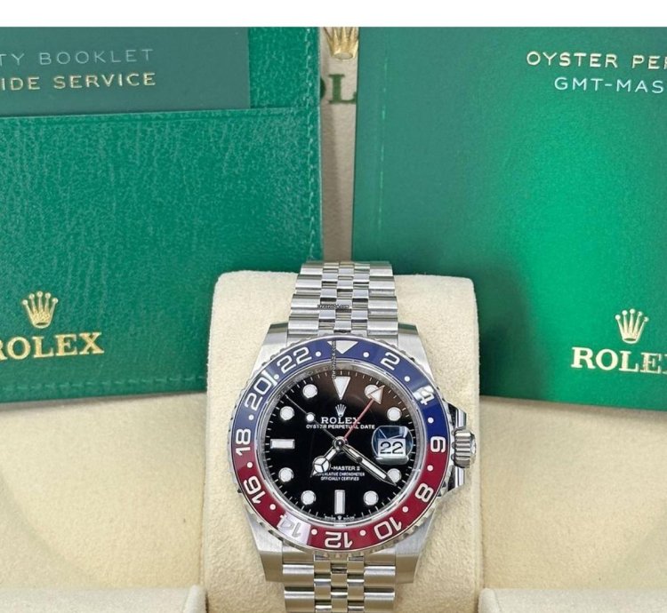 Rolex Gmt-master Ii Red And Blue Bezel