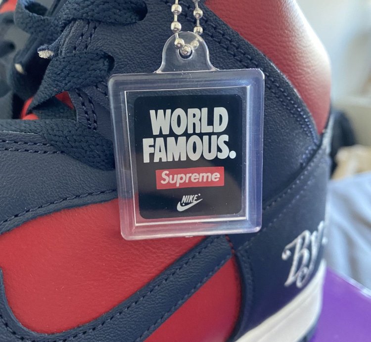 Nike Sb Dunk High - By Any Means Navy