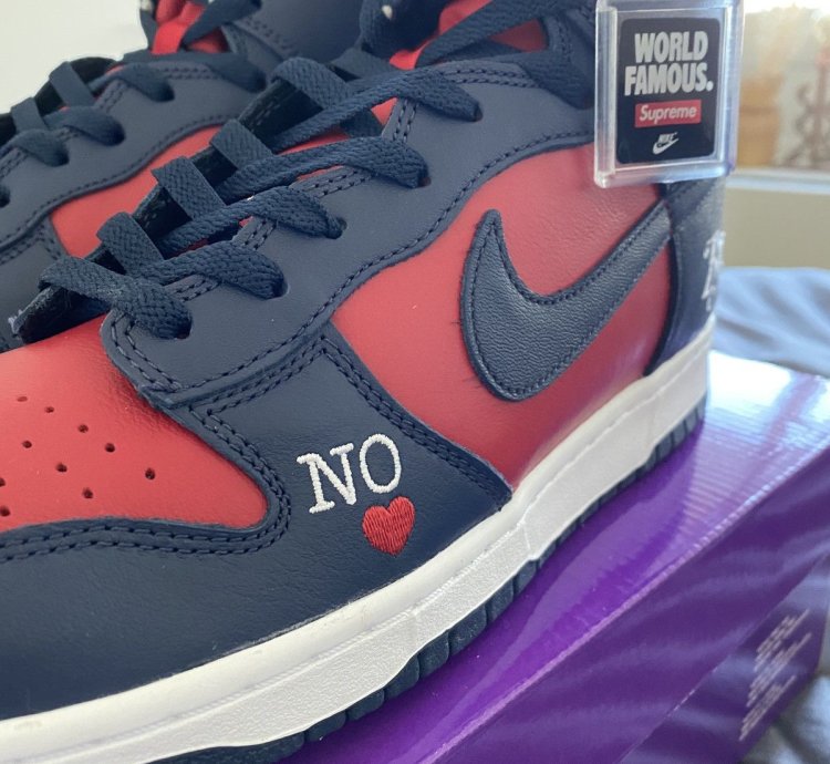 Nike Sb Dunk High - By Any Means Navy
