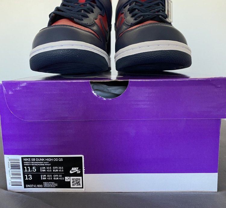 Nike Sb Dunk High - By Any Means Navy