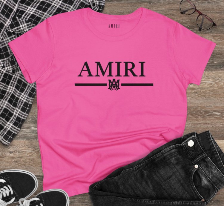 Amiri Core Womens Shirt Azalea Softstyle Tee Made Usa