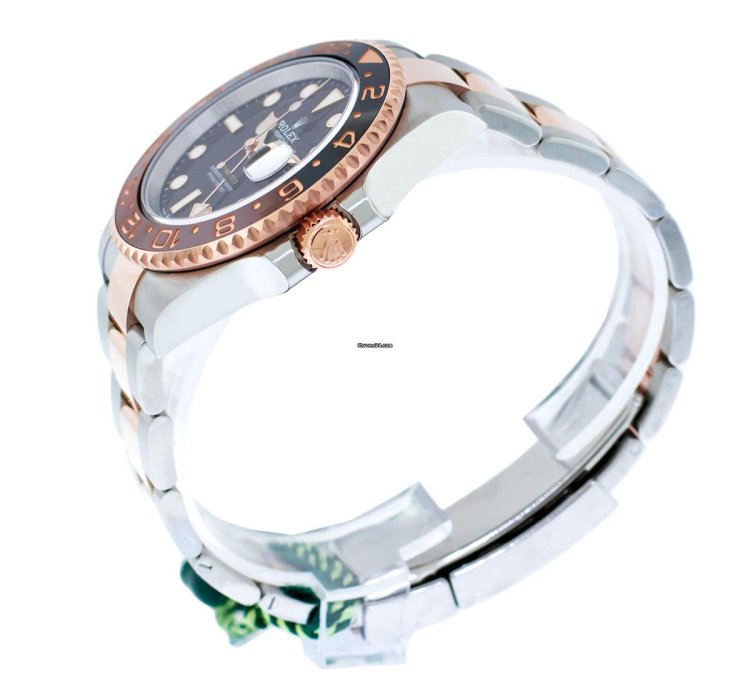 Rolex Gmt-master Ii Root Beer 40mm Everose Steel Black Dial Brown Black Bezel 126711ch