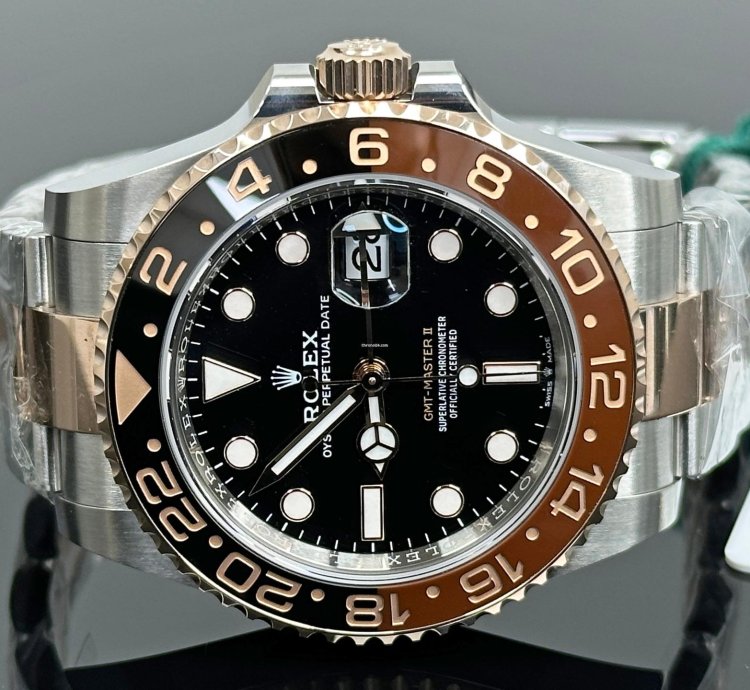 Rolex Gmt-master Ii Root Beer Black Dial 2025