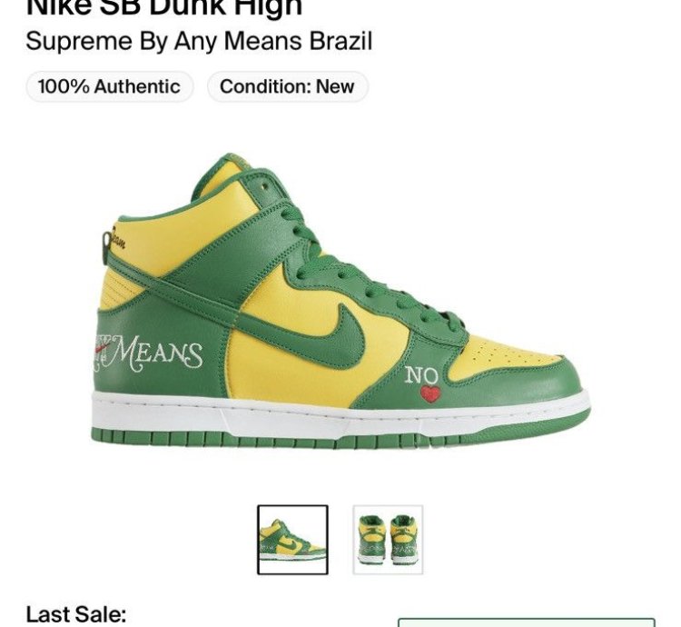 Nike Sb Dunk High Supreme By Any Means