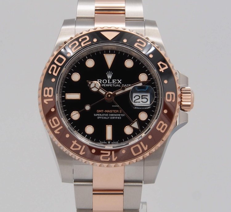 Rolex Gmt-master Ii Root Beer Steel 18k Rose Gold 2022 Complete