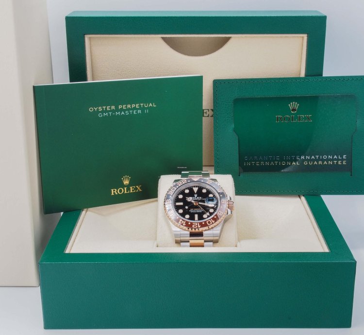 Rolex Gmt-master Ii Root Beer Steel 18k Rose Gold 2022 Complete