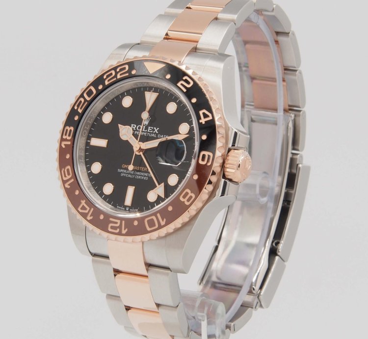 Rolex Gmt-master Ii Root Beer Steel 18k Rose Gold 2022 Complete