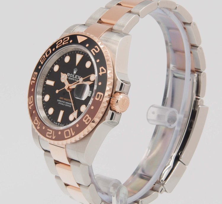 Rolex Gmt-master Ii Root Beer Steel 18k Rose Gold 2022 Complete