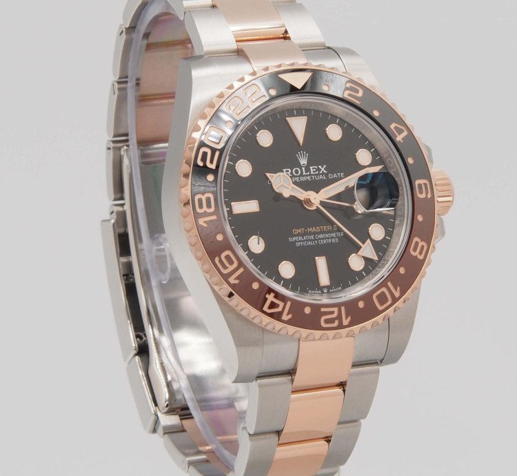 Rolex Gmt-master Ii Root Beer Steel 18k Rose Gold 2022 Complete
