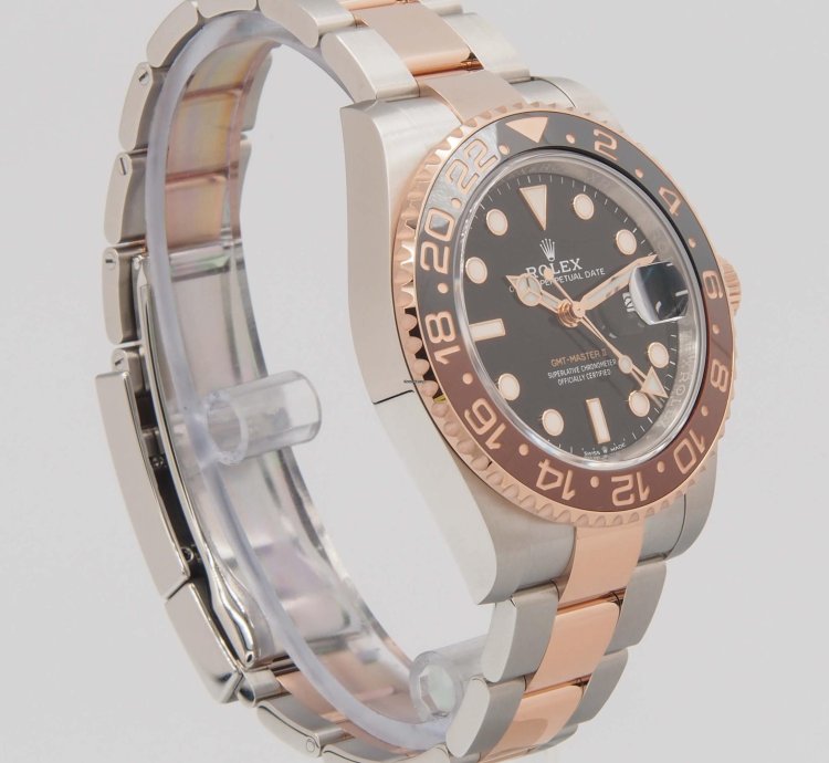 Rolex Gmt-master Ii Root Beer Steel 18k Rose Gold 2022 Complete