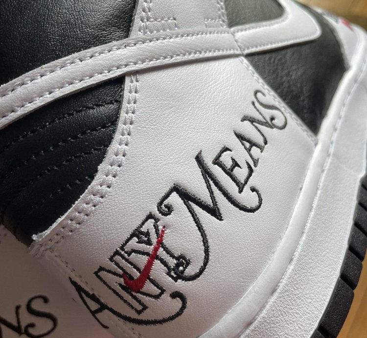 Nike Sb Dunk High Supreme By Any Means Black