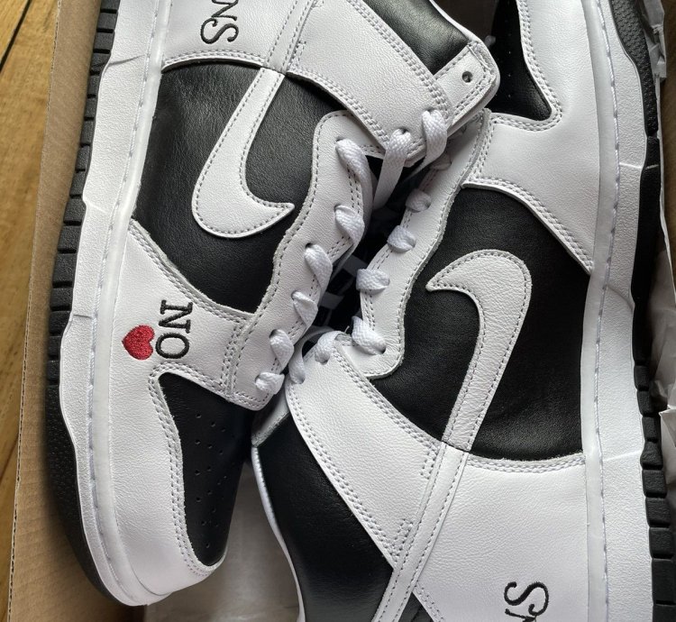 Nike Sb Dunk High Supreme By Any Means Black