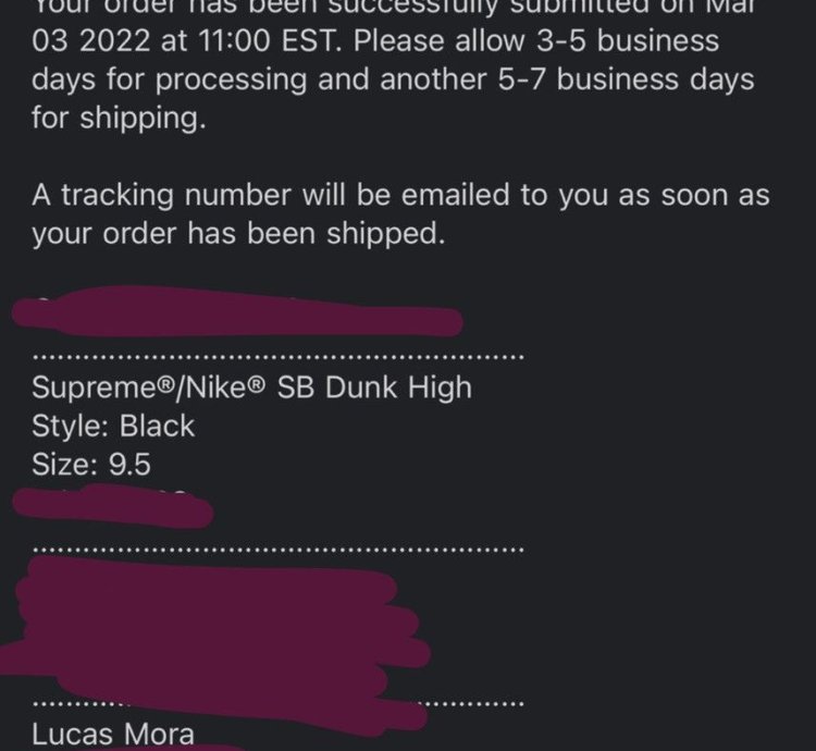 Nike Sb Dunk High Supreme By Any Means Black