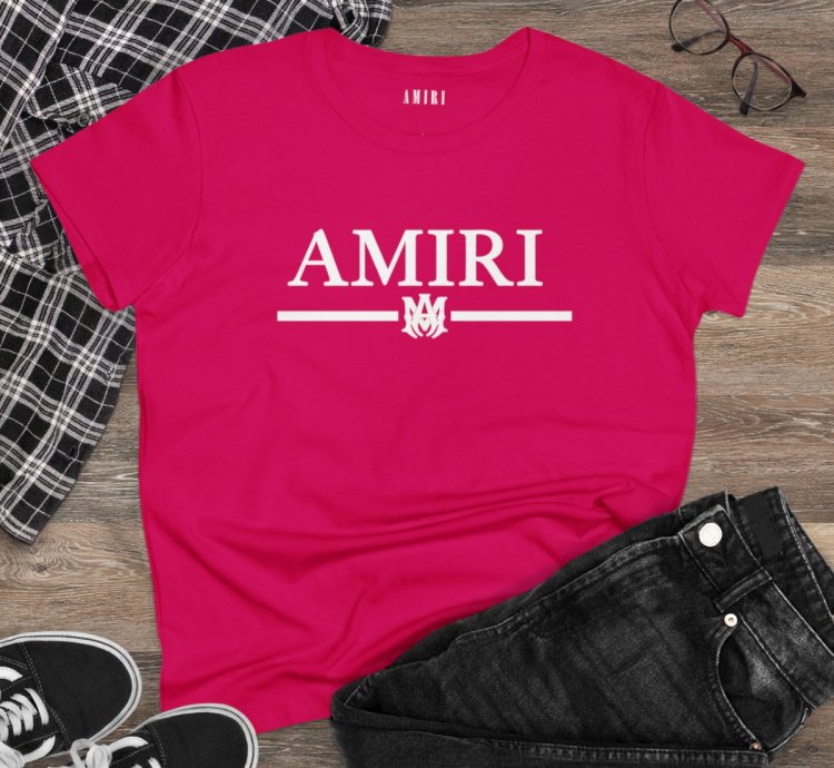 Amiri Core Womens Shirt Heliconia Softstyle Tee Made Usa