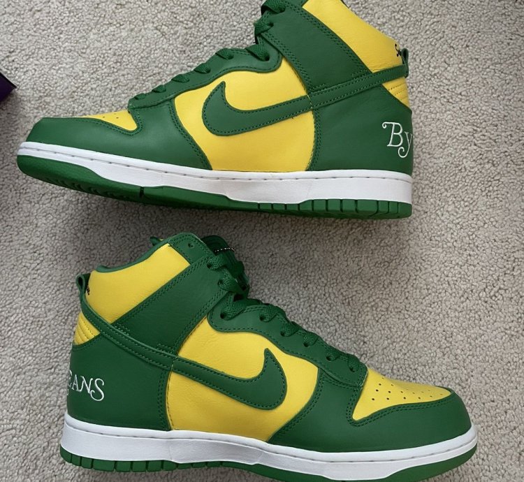 Nike Sb Dunk High Supreme By Any Means Brazil
