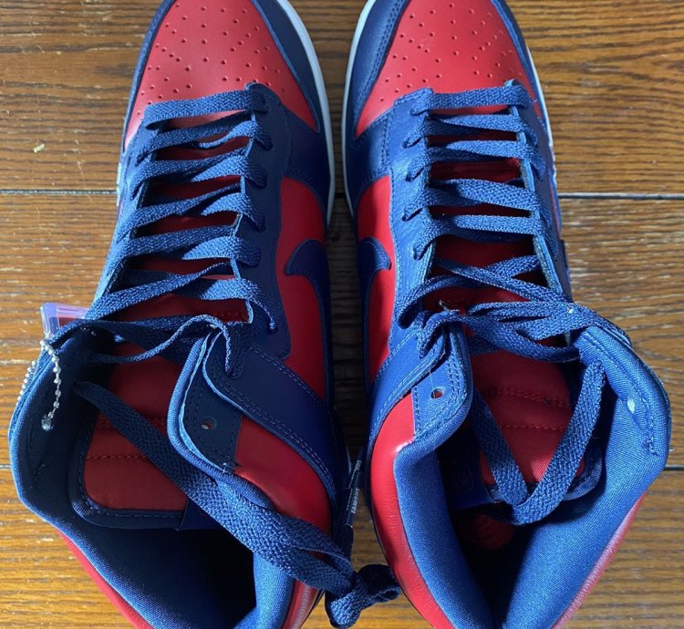 Nike Sb Dunk High Supreme By Any Means Navy